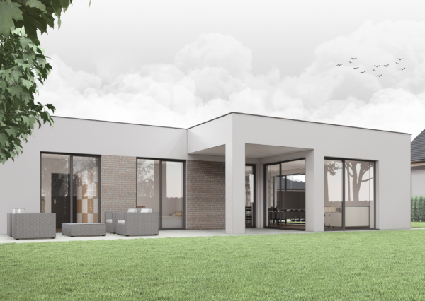 BUNGALOV -  Moderná architektúra, vysoký komfort