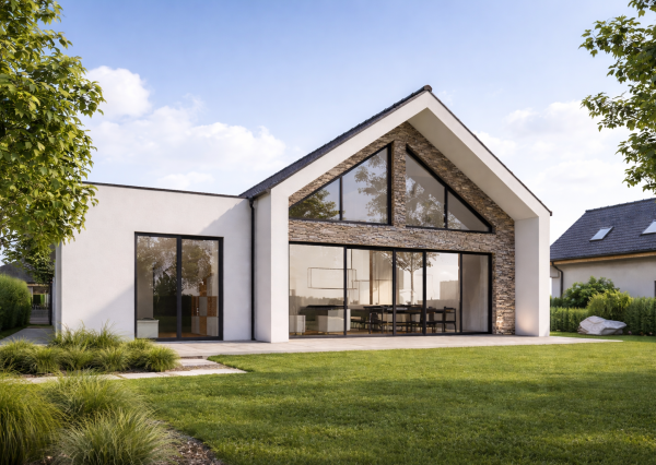 LUXUSNÝ BUNGALOV NA KĽÚČ S POZEMKOM NA SAMOTE - VEĽKÉ ROVNÉ