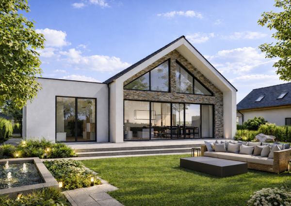 LUXUSNÝ BUNGALOV NA KĽÚČ S POZEMKOM NA SAMOTE - VEĽKÉ ROVNÉ