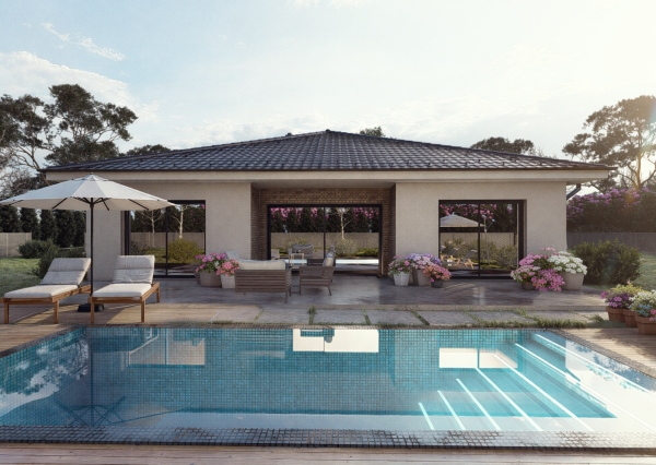 PREDAJ: Pozemok s moderným a praktickým RD - BELUŠA